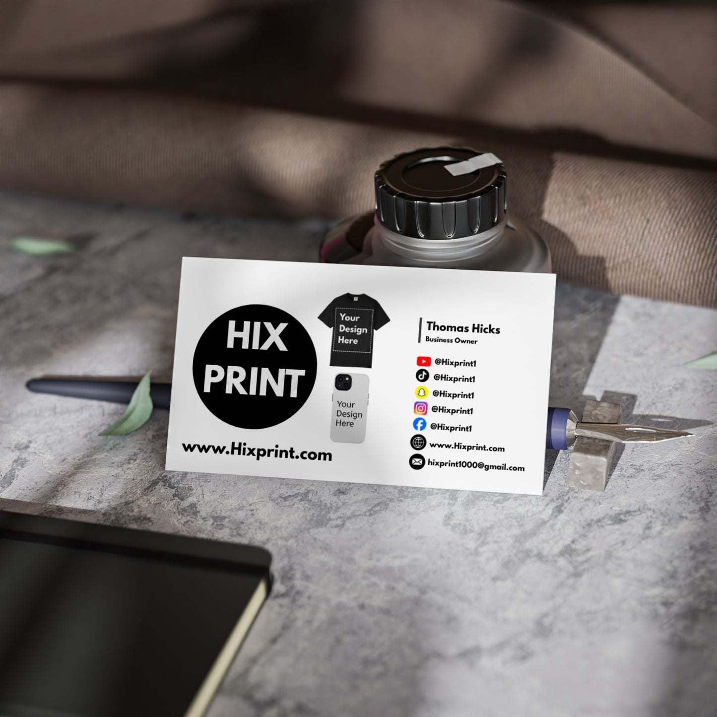 HixPrint Business Card Design #1