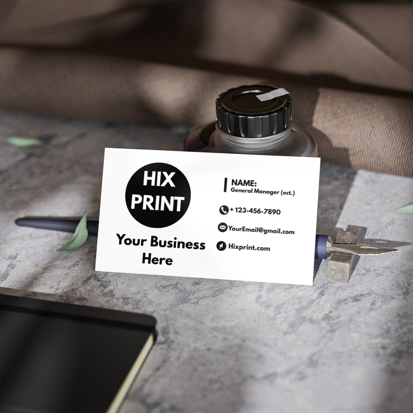 Custom Business Cards - Personalized Logo Card, Professional Networking, Marketing Material, Creative Business Branding, Unique Design