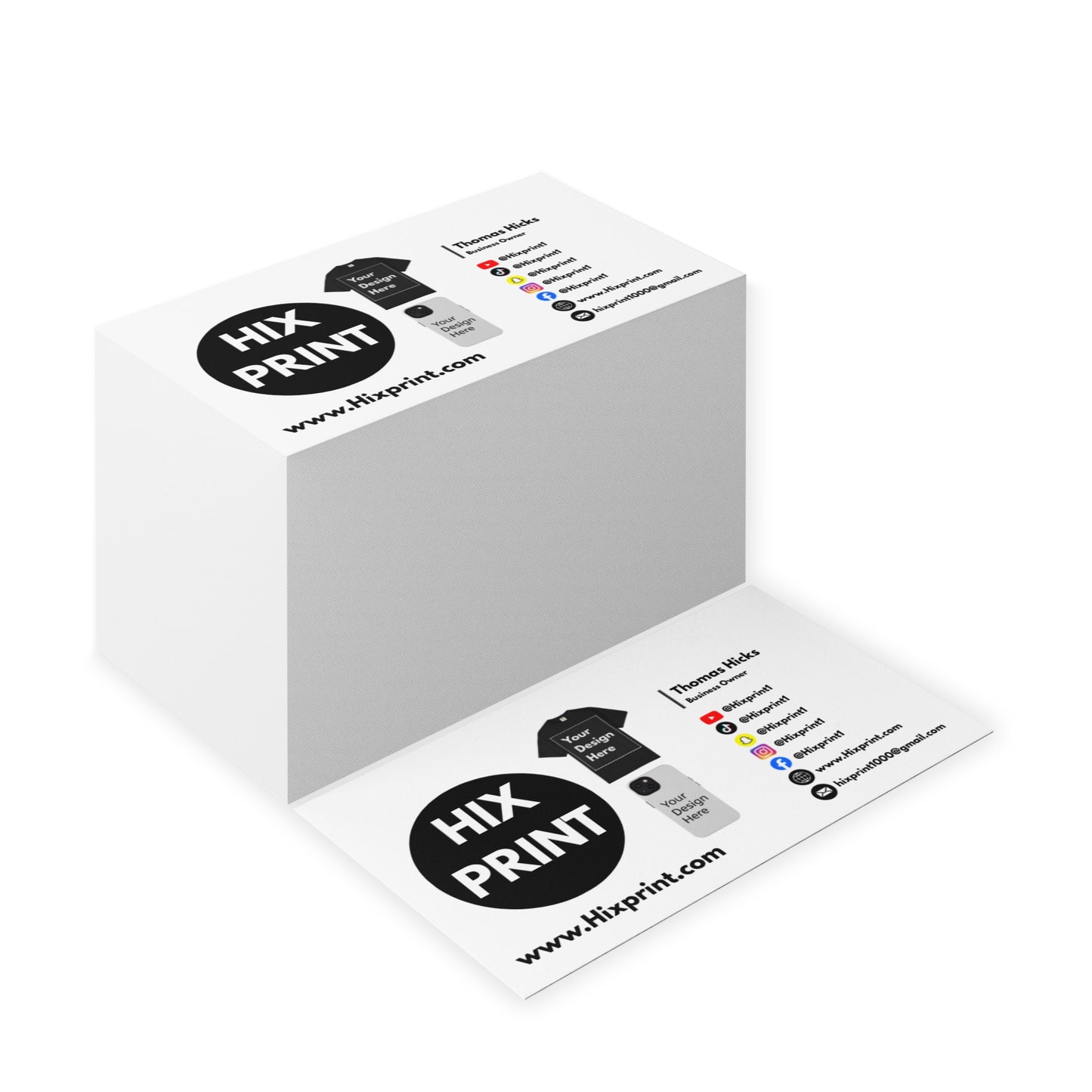 HixPrint Business Card Design #1
