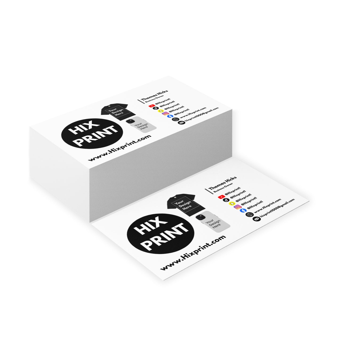 HixPrint Business Card Design #1