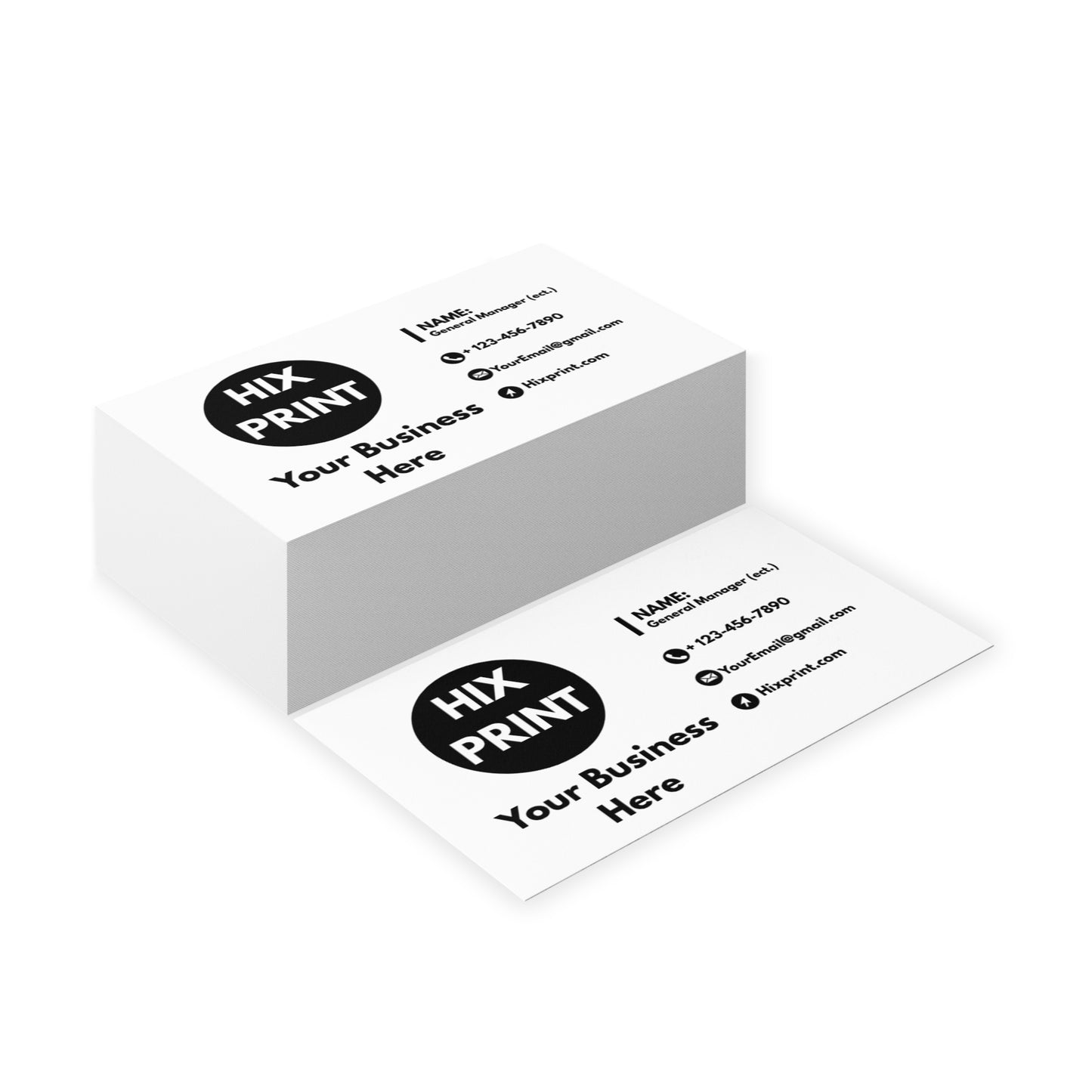 Custom Business Cards - Personalized Logo Card, Professional Networking, Marketing Material, Creative Business Branding, Unique Design