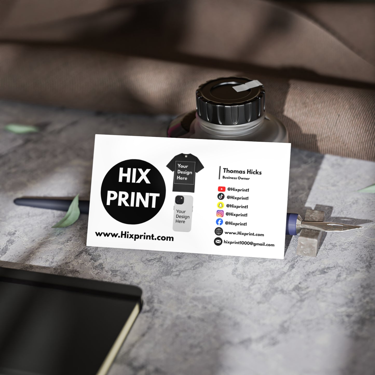 HixPrint Business Card Design #1