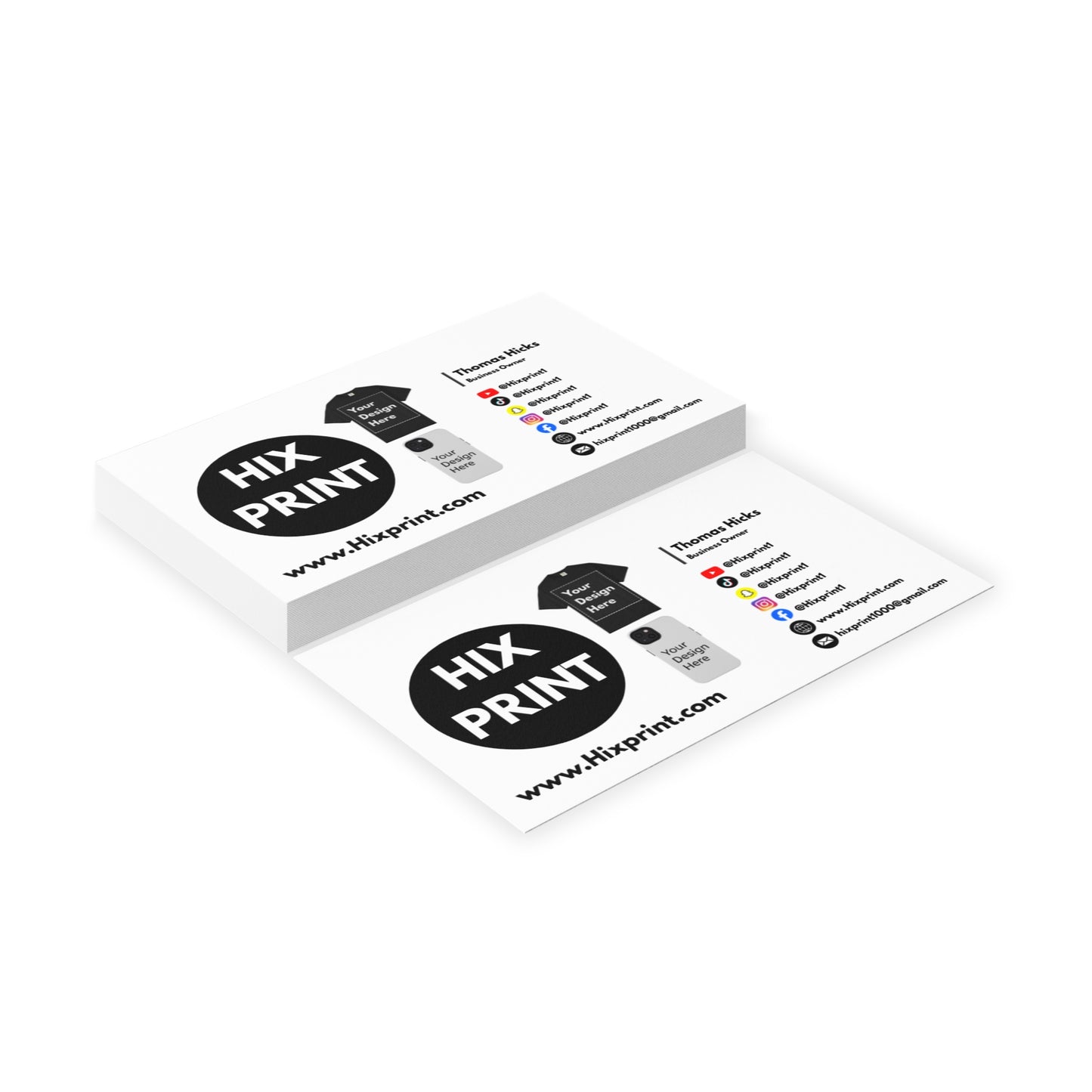 HixPrint Business Card Design #1