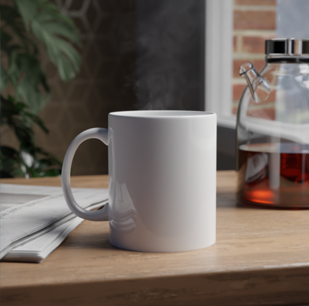 Customizable Ceramic Mug, Personalized Coffee Cup, Unique Gift for Coffee Lovers, Ideal for Birthdays, Holidays, and Special Occasions