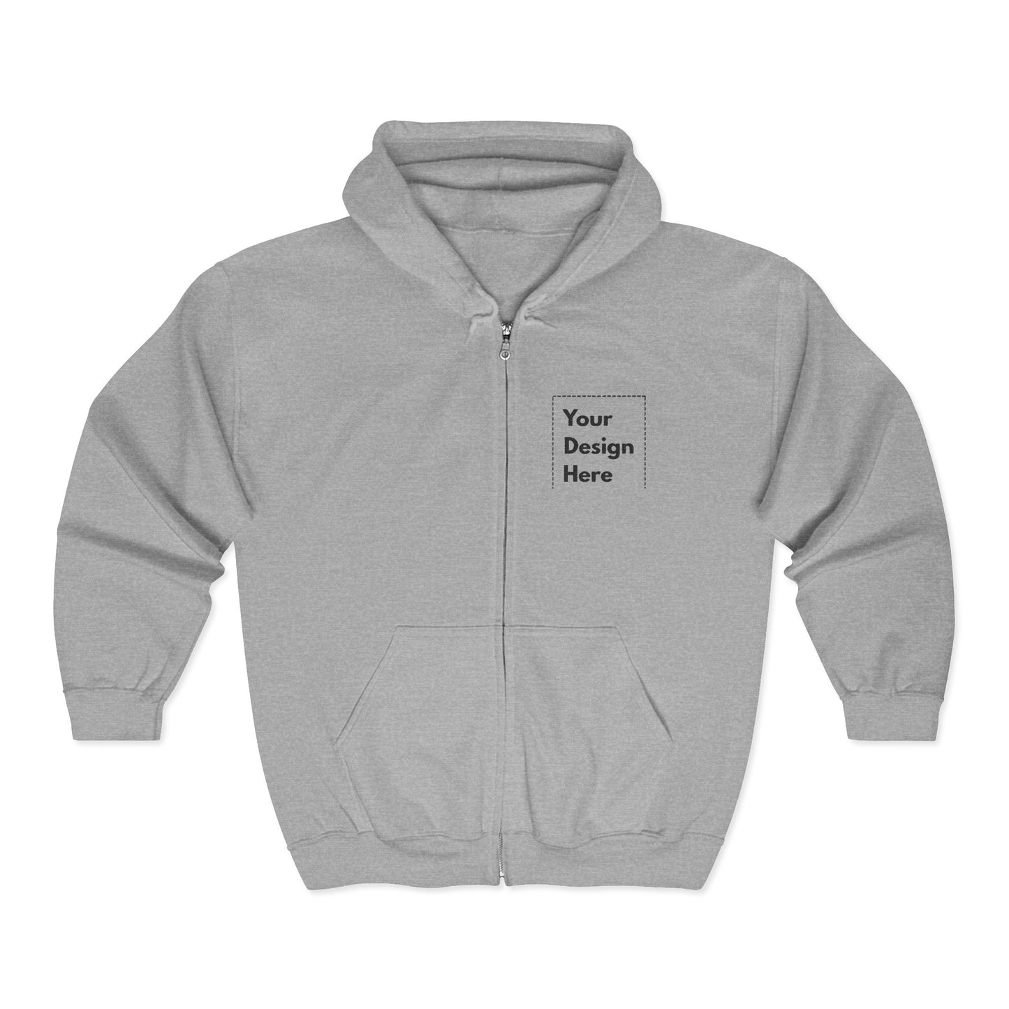 Personalized Unisex Heavy Blend Full Zip Hooded Sweatshirt