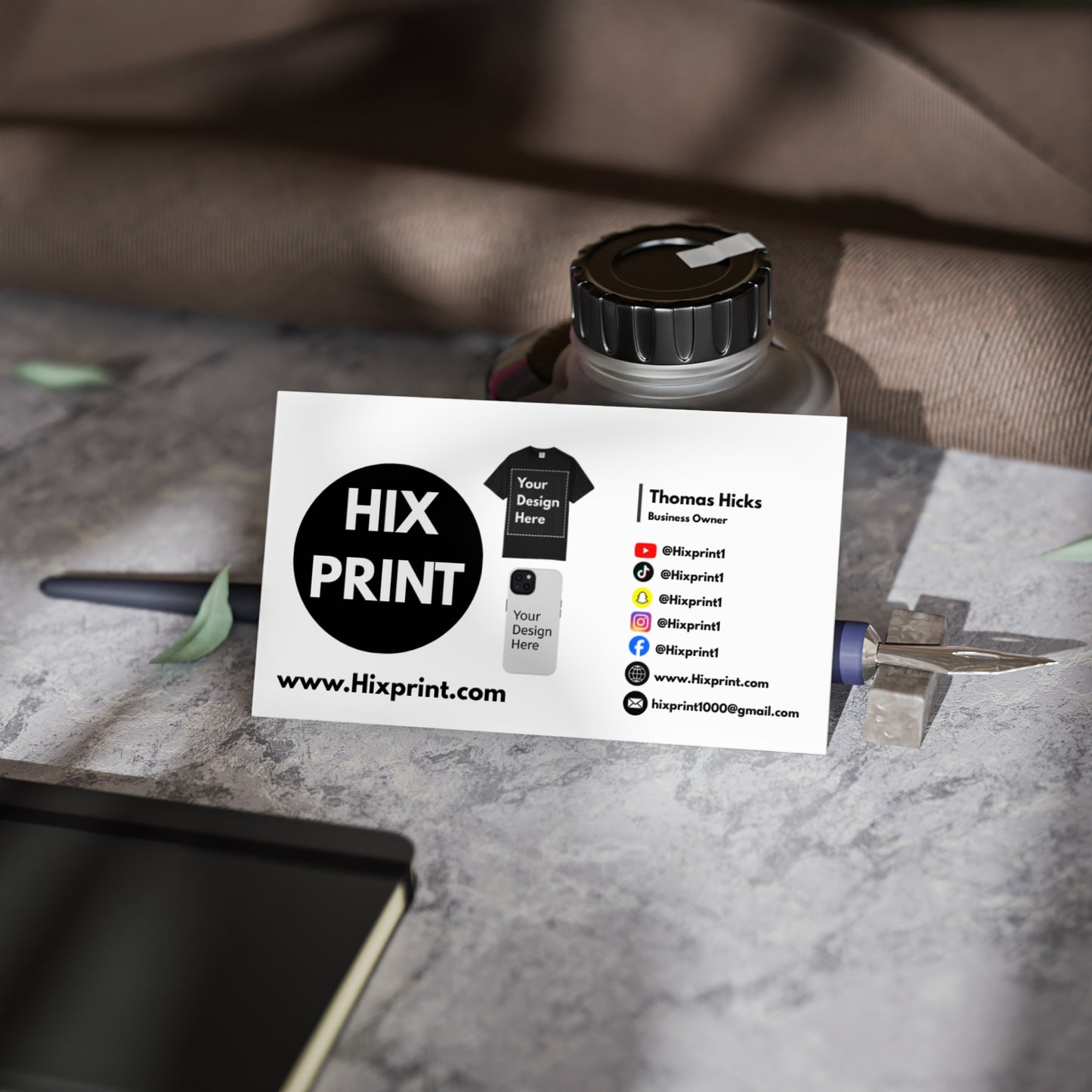 HixPrint Business Card Design #1