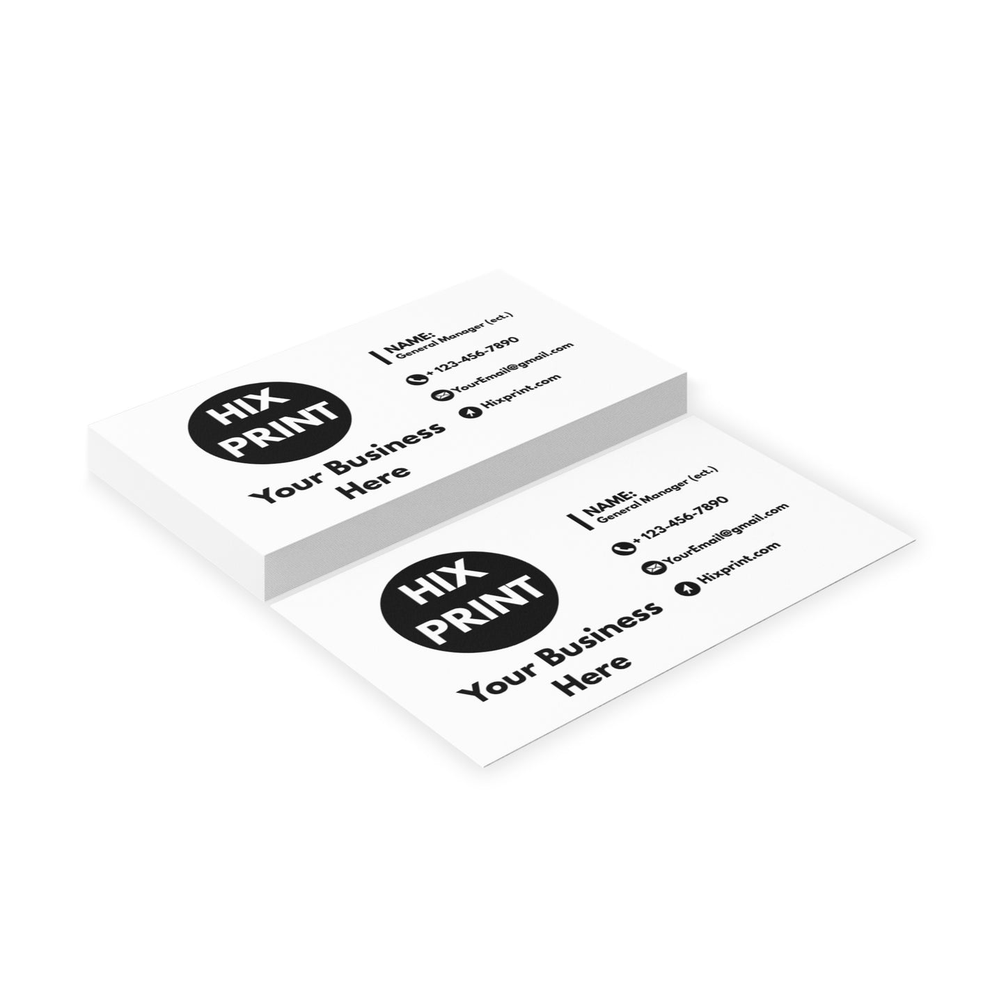 Custom Business Cards - Personalized Logo Card, Professional Networking, Marketing Material, Creative Business Branding, Unique Design