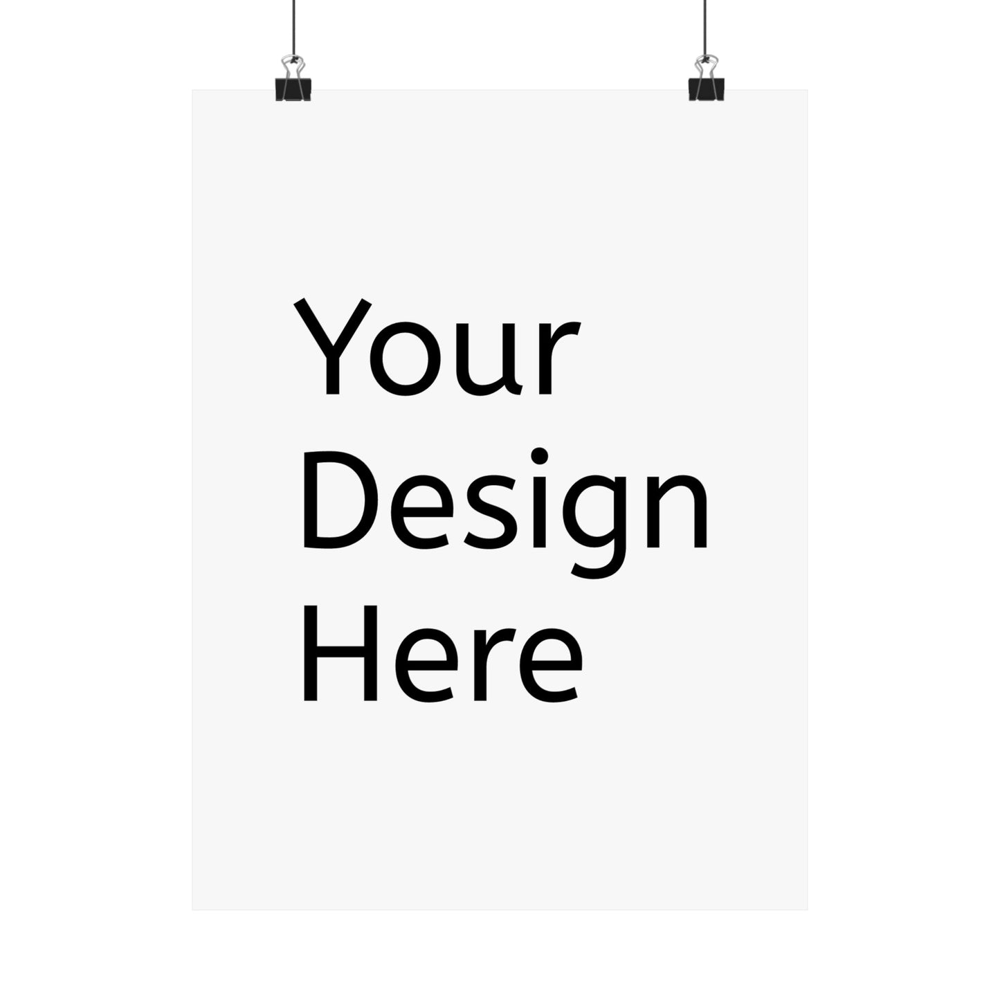 Matte Vertical Posters