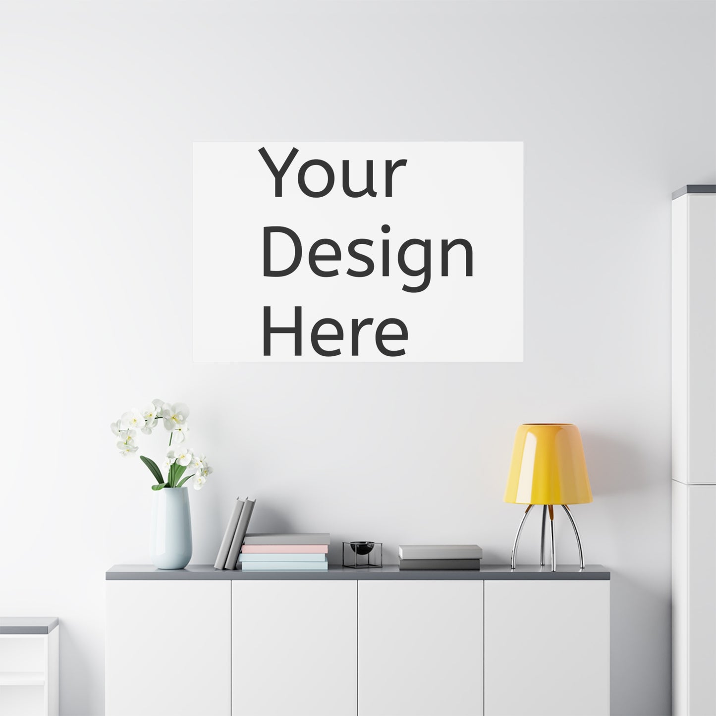 Custom Matte Canvas Wall Art, Personalized Home Decor, Gift for Friends, Custom Design Canvas, Wall Art for Living Room, Unique Art Prints