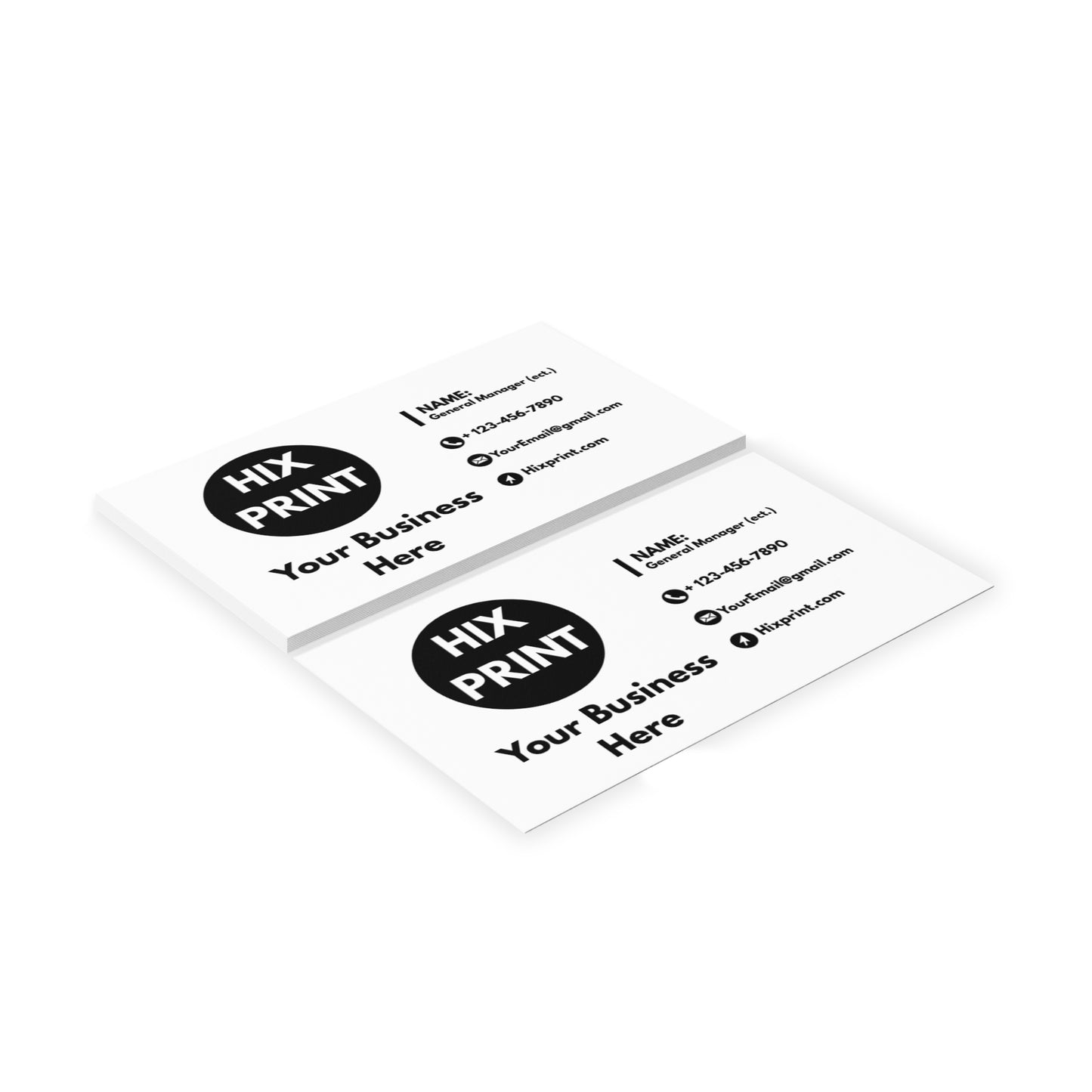 Custom Business Cards - Personalized Logo Card, Professional Networking, Marketing Material, Creative Business Branding, Unique Design