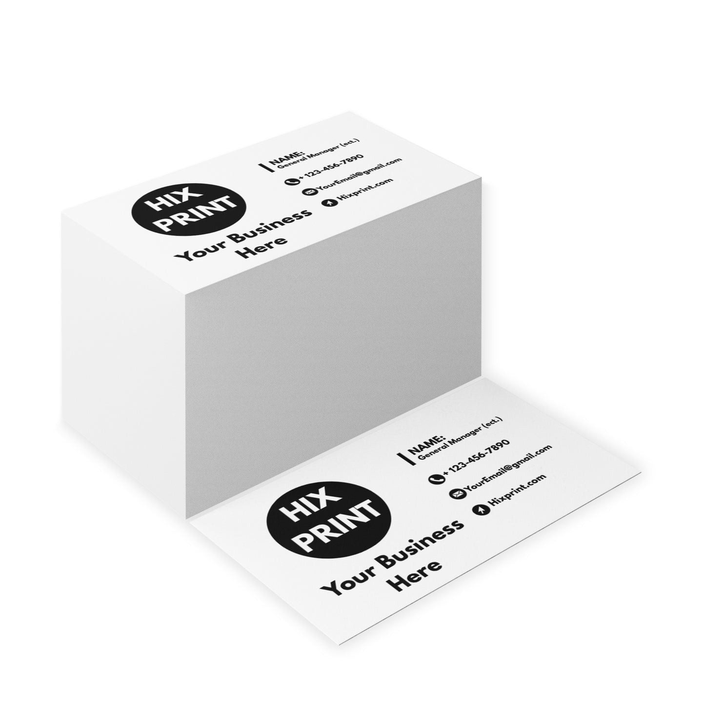 Custom Business Cards - Personalized Logo Card, Professional Networking, Marketing Material, Creative Business Branding, Unique Design