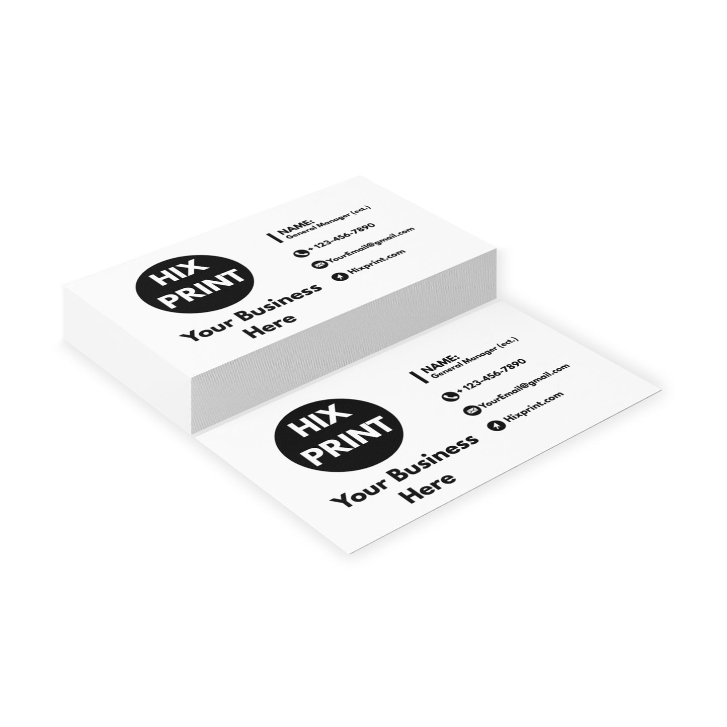 Custom Business Cards - Personalized Logo Card, Professional Networking, Marketing Material, Creative Business Branding, Unique Design