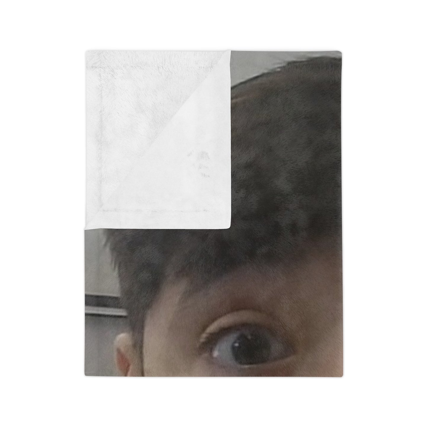 Personalized Photo Blanket - Custom Face Velveteen Throw