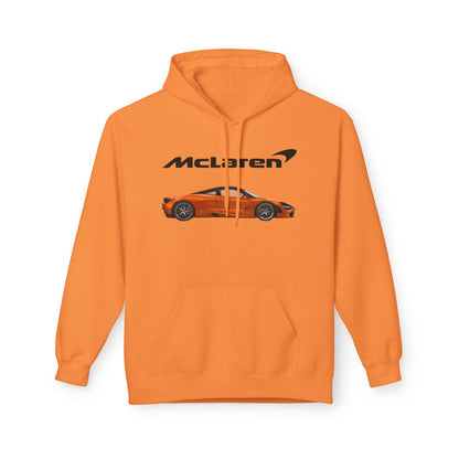 Hoodie | Orange McLaren Supercar Graphic Pullover - Hixprint