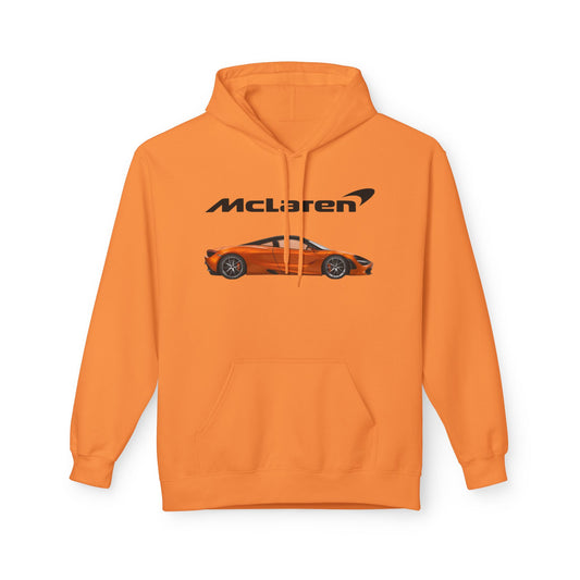 Hoodie | Orange McLaren Supercar Graphic Pullover - Hixprint