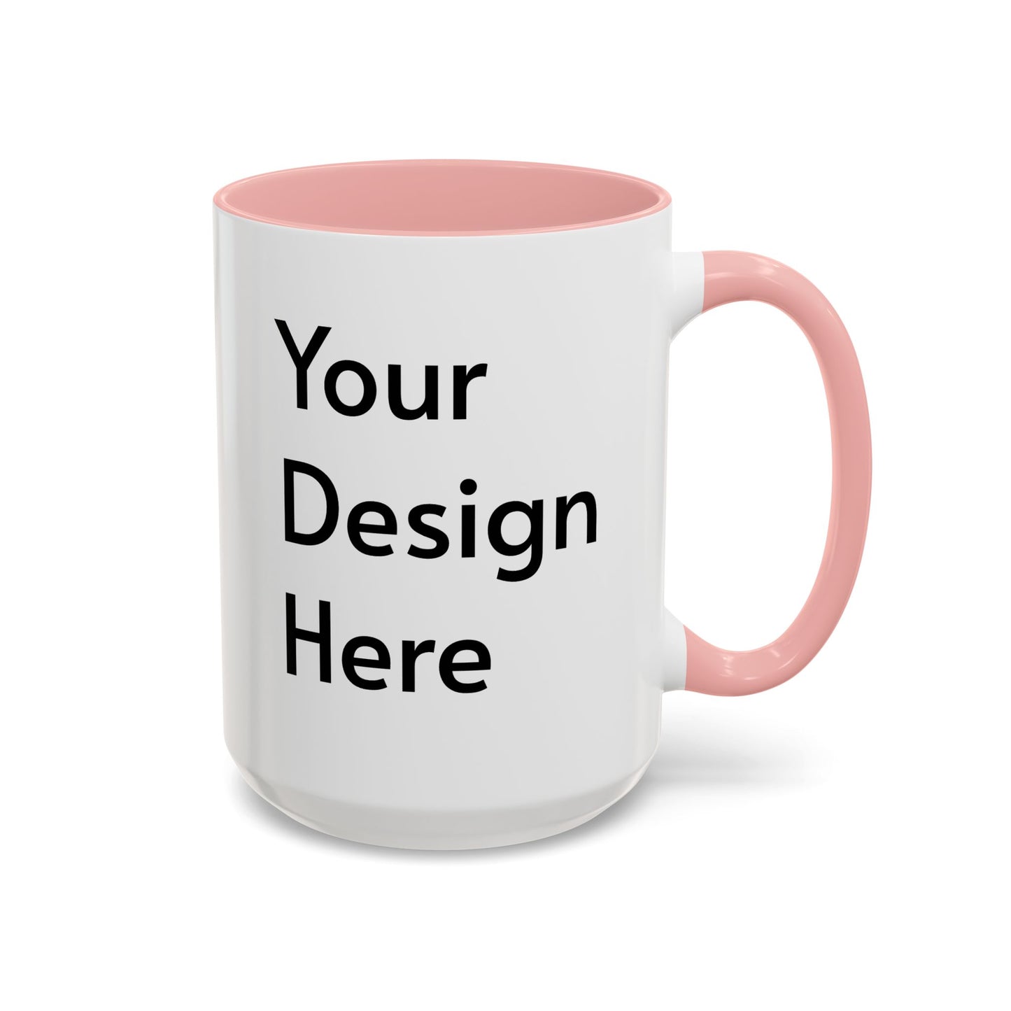 Personalized Custom Text Coffee Mug — 11/15oz Accent