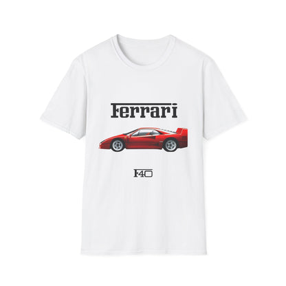 Ferrari F40 Unisex T-Shirt - Hixprint