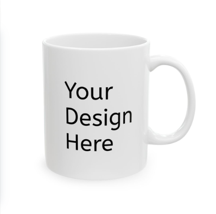 Customizable Ceramic Mug, Personalized Coffee Cup, Unique Gift for Coffee Lovers, Ideal for Birthdays, Holidays, and Special Occasions