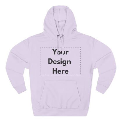 Three-Panel Fleece Hoodie — Customizable Blank Design Hoodie