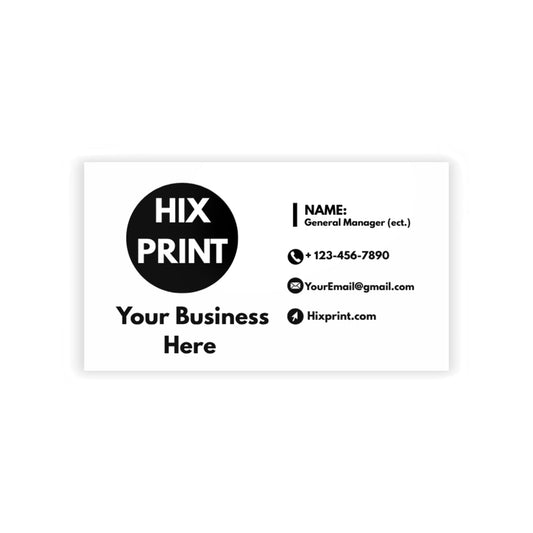 Custom Business Cards - Personalized Logo Card, Professional Networking, Marketing Material, Creative Business Branding, Unique Design